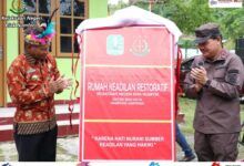 Keren...!Peresmian Rumah Restorative Justice Di Karyendi Biak Numfor