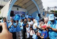 MANTAP…Ratusan Kader Partai Gelora Kota Tangerang Meriahkan HUT ke 3