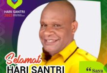Yusak Ernes Tebay, Anggota Dprd Kabupaten Dogiyai Ucapan Selamat Hari Santri Nasional