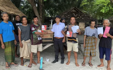 Kelompok Nelayan Tunas Berkah Umbak Beleq Menerima Bantuan ADD 2021