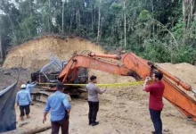 POLRES BERAU KALTIM UNGKAP KASUS TAMBANG BATUBARA ILEGAL DALAM RANGKA PROGRAM QUICK WIN PRESISI