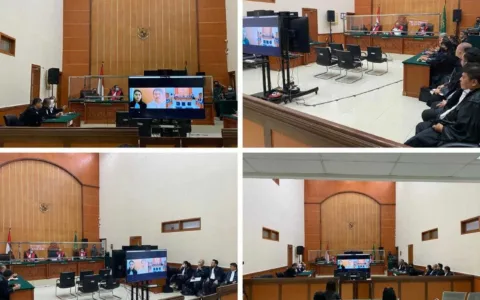 Sidang Pembacaan Putusan Kasus Meme Stupa Mirip Presiden Jokowi di PN Jakarta Barat
