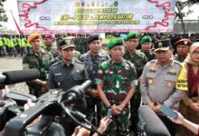 Jelang Kttg20, Forkopimda Jatim Ikuti Gelar Pasukan Di Pelabuhan Tanjungwangi