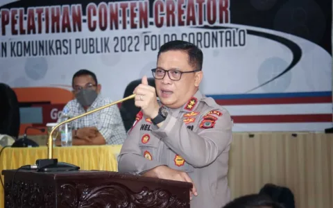 Pesan Kapolda Gorontalo Saat Pelatihan Conten Creator