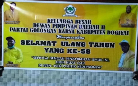 Golkar Papua Tengah Berikan Selamat Atas Pelantikan Ripka Haluk Jadi PJ Gubernur