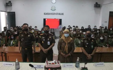 Kejari Kota Malang Terima Mahasiswa UPN, Ini yang Dibahas