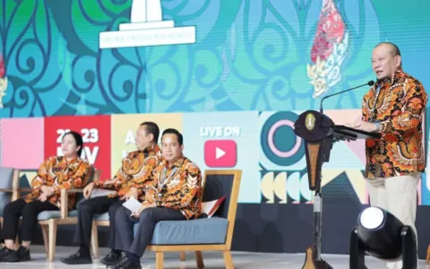 LaNyalla Jelaskan 3 Jurus Hadapi Resesi Dalam Forum Bisnis Munas HIPMI