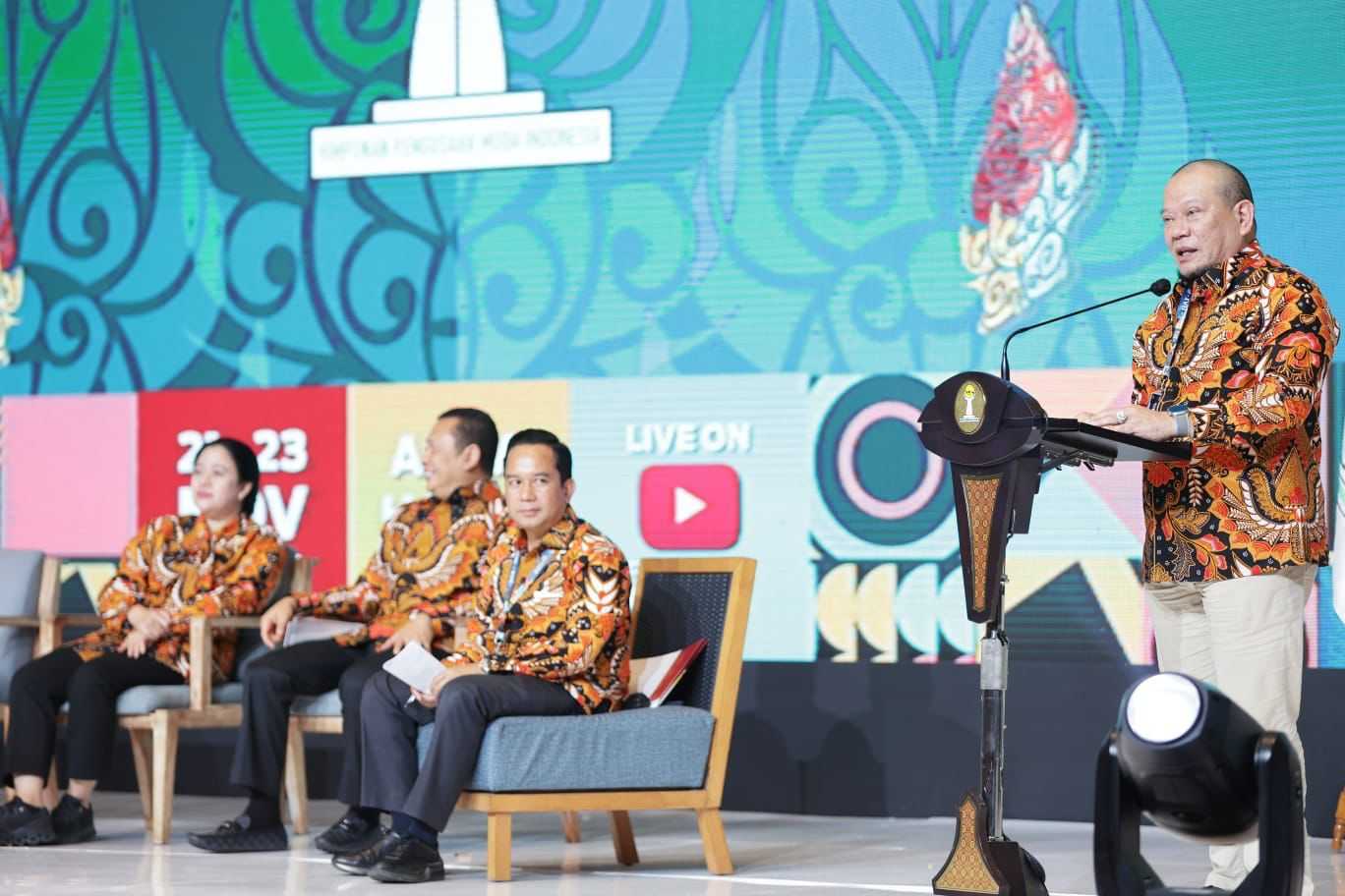 Lanyalla Jelaskan 3 Jurus Hadapi Resesi Dalam Forum Bisnis Munas Hipmi