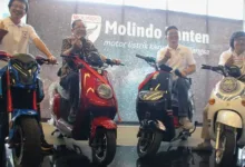 KABAR GEMBIRA…Molindo Banten Luncurkan Motor Listrik Karya Anak Bangsa