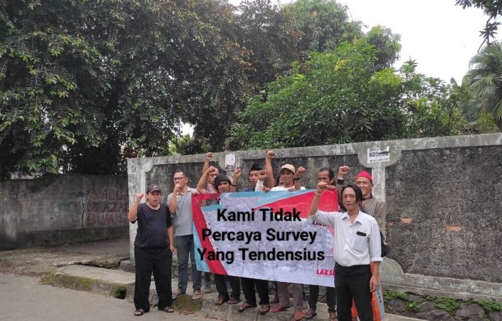 Kami Tidak Percaya, Hasil Survey Indikator Politik Yang Menggiring Opini Terkait Pssi
