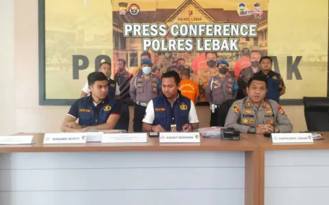 KAWAL TERUS…Korupsi Anggaran Bansos, Eks Pejabat Dinsos Lebak Diringkus Polisi