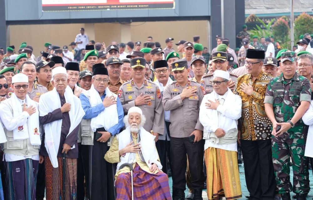 Kapolda Banten Pimpin Apel Sinergi Tiga Pilar Dan Launching Ulama Kamtibmas