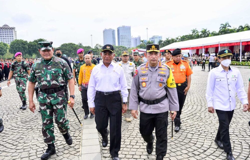 Apel Gelar Pasukan, Kapolri Pastikan Seluruh Pihak Siap Amankan Nataru