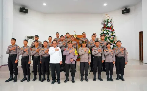 Resmikan Rumah Ibadah di Kepri, Kapolri. Bagian Etalase Kerukunan dan Toleransi Beragama