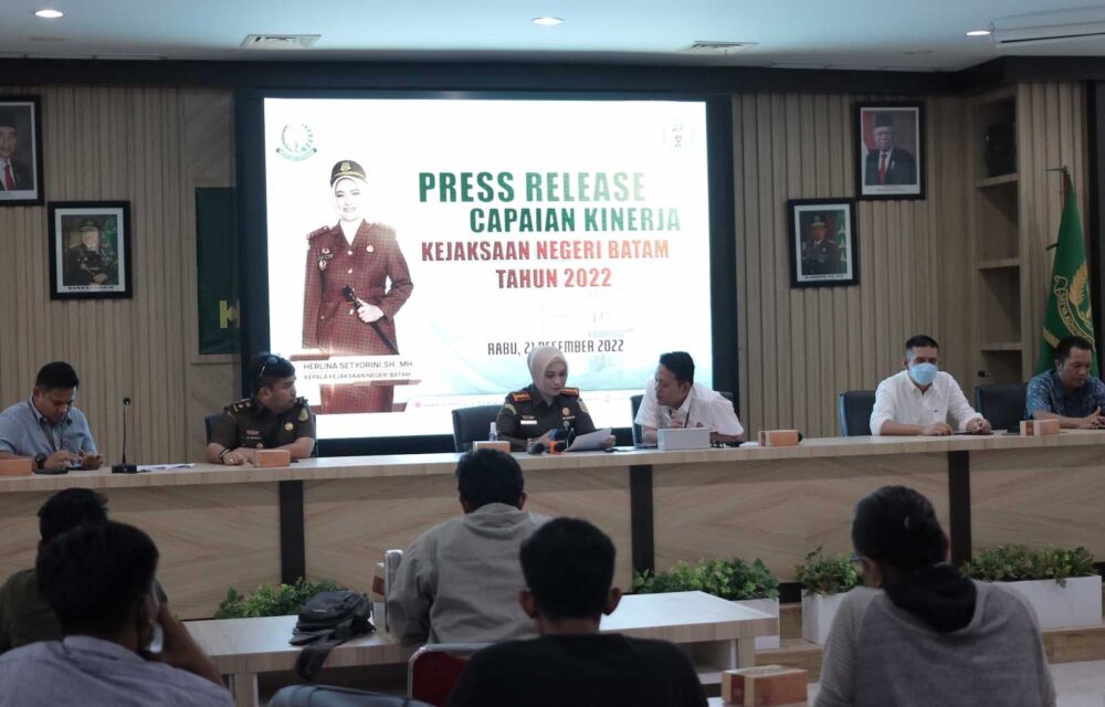 Keren...!Kejari Batam Laporkan Capaian Kinerja 2022