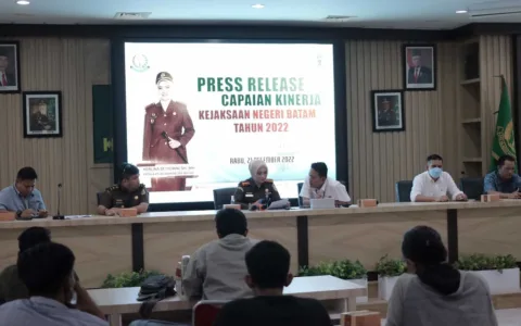 KEREN…Kejari Batam Laporkan Capaian Kinerja 2022