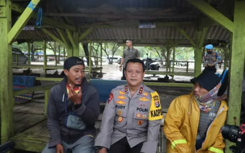 Kapolda Banten Terjun Langsung Cek Evakuasi Posko Tanggap Bencana