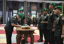Pangdam V Brawijaya dan Aster KASAD Diserahterimakan