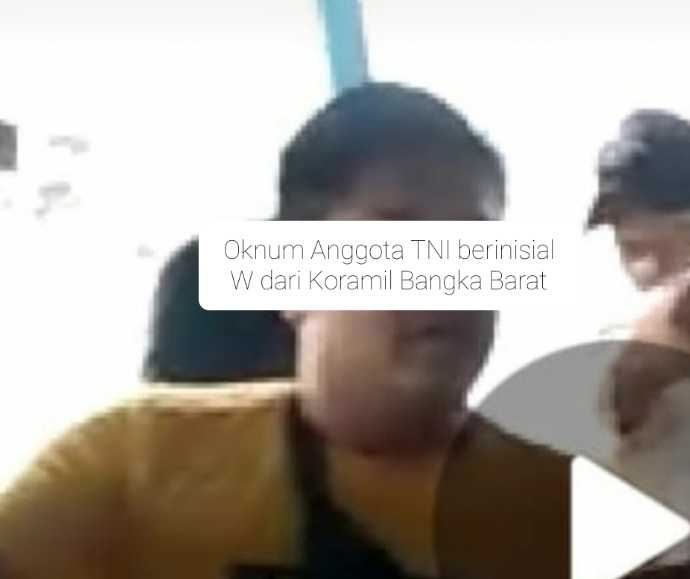 Pecat...!Oknum Tni Di Bangka Barat Diduga Bekingi Penambangan Liar, Polisi Belum Proses
