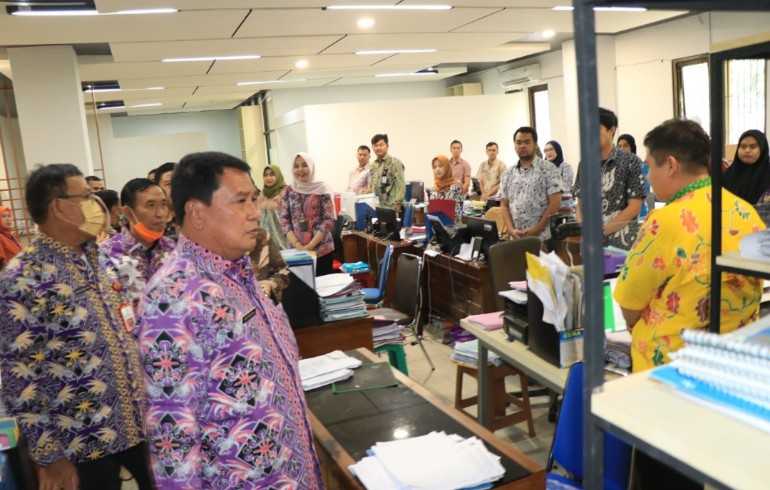 Sekda Sidak Pelayanan Jelang Akhir Tahun 2022