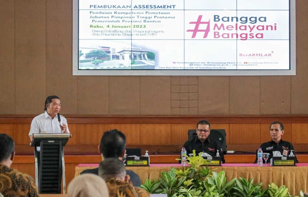 Pastikan Pencapaian Target Pembangunan, Pemprov Banten Laksanakan Uji Kompetensi Jpt Pratama
