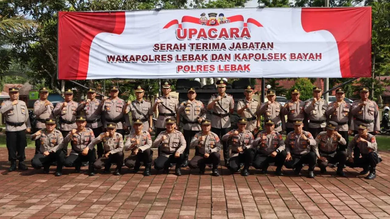 Kapolres Lebak Pimpin Sertijab Wakapolres Dan Kapolsek Bayah