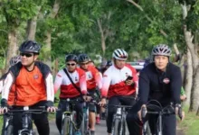 Jaga Kesehatan Tubuh, Kapolres Lebak Ajak Personel Keliling Kota Rangkasbitung
