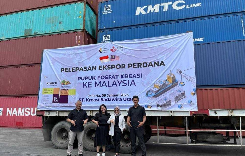Perdana! Perusahaan Binaan Fkdb Ekspor Pupuk Fosfat Ke Malaysia