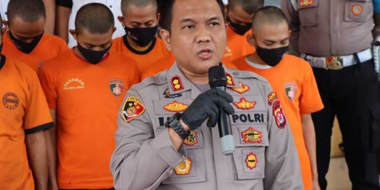 Berantas.! Penjahat Street Crime, 11 Pelaku Curanmor Berhasil Diringkus Polres Lebak