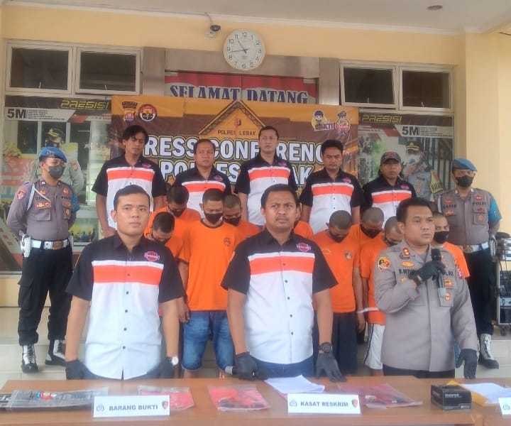 Berantas.! Penjahat Street Crime, 11 Pelaku Curanmor Berhasil Diringkus Polres Lebak