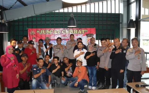 Perkuat Sinergi, Kapolres Lebak Gelar Jum’at Curhat Bersama Insan Pers