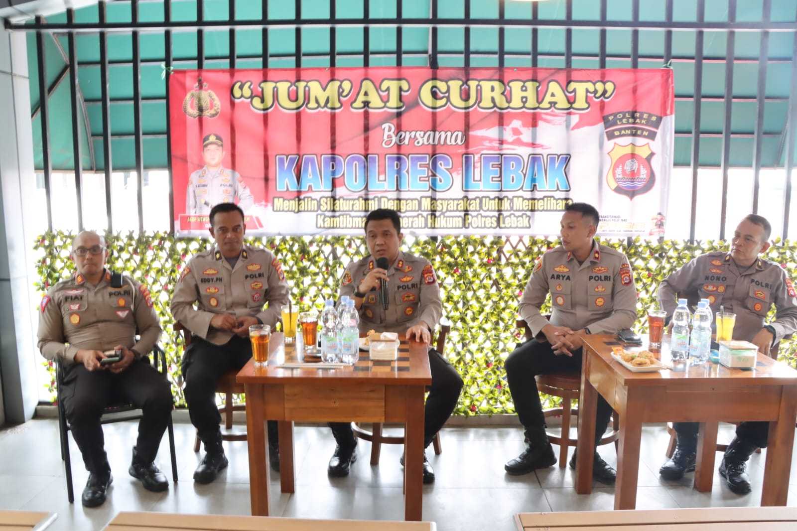Perkuat Sinergi, Kapolres Lebak Gelar Jum'At Curhat Bersama Insan Pers