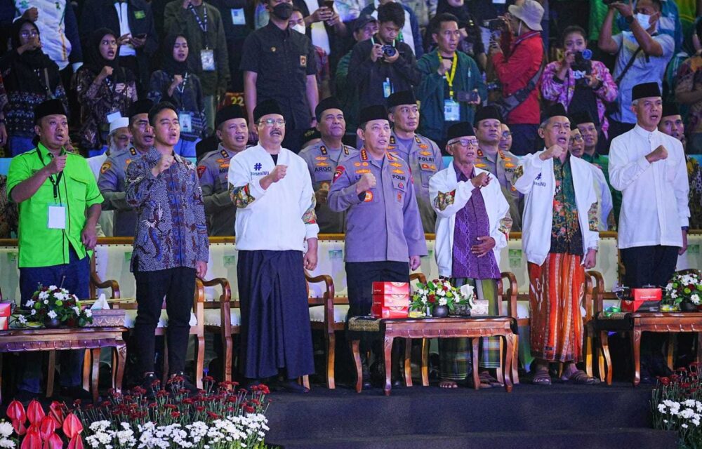 Kapolri Gelorakan Semangat Persatuan Saat Tutup Porseni Nu