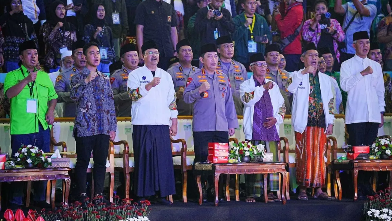 Kapolri Gelorakan Semangat Persatuan Saat Tutup Porseni NU