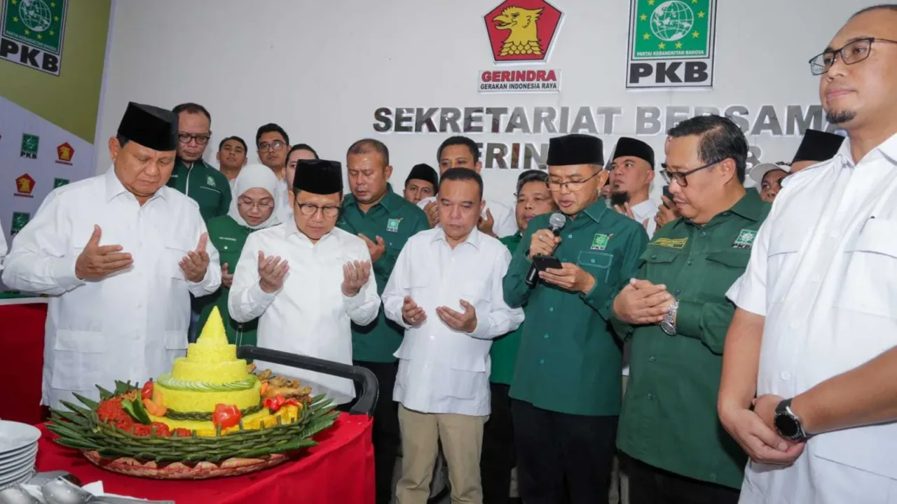 Doa Kiai Maman di Peresmian Sekber Gerinda-PKB