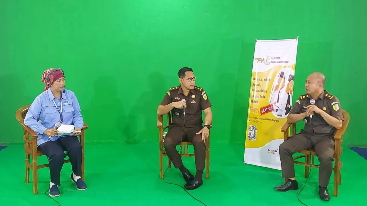 GAS TERUS…Kejari Biak Numfor Gelar Dialog Jaksa Menyapa