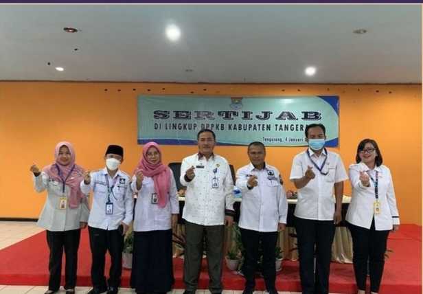 Sertijab Di Lingkup Dppkb Kabupaten Tangerang, Dr.hendra : Penyegaran Pegawai Dalam Meningkatkan Pelayanan Masyarakat