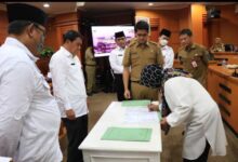 Sekda Hadiri Serah Terima Jabatan Di Lingkungan Pemerintah Kabupaten Tangerang