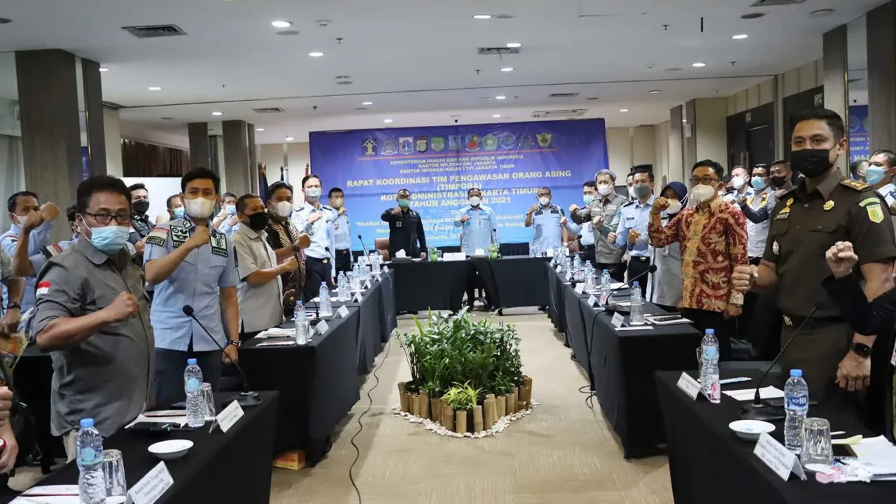 Tingkatkan Pengawasan Orang Asing, Kanwil Kemenkumham DKI Buka Rakor di Jaktim