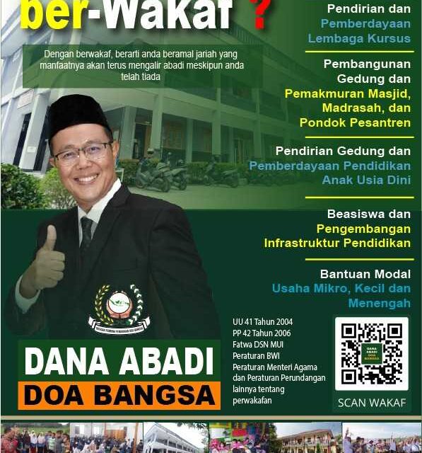 Ayep Zaki Menata Kebaikan Aktif Tumbuhkan Ekosistem Wakaf Di Tanah Air