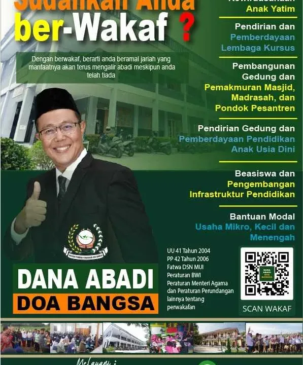 Ayep Zaki Menata Kebaikan Aktif Tumbuhkan Ekosistem Wakaf di Tanah Air