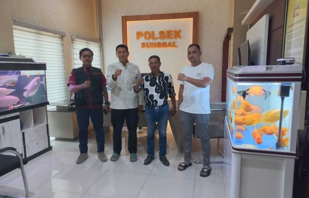Terima Kunjungan Dpd Moi Medan, Kapolsek Sunggal Menegaskan Minggu Depan Berkas P21