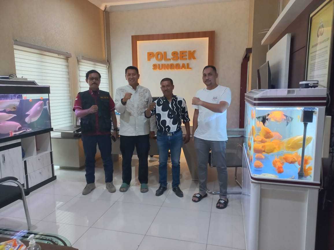 Terima Kunjungan Dpd Moi Medan, Kapolsek Sunggal Menegaskan Minggu Depan Berkas P21