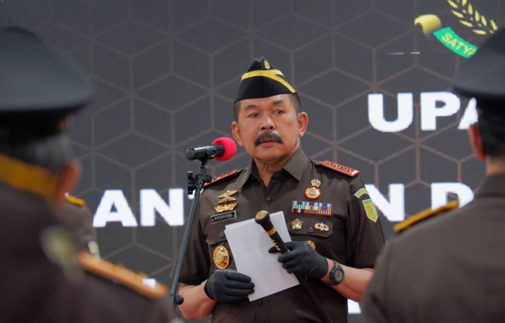 Jaksa Agung Lantik Kajati Dan Eselon Ii, Begini Pesannya