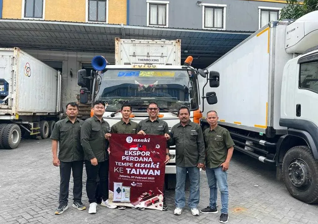 TEMPE AZAKI KEMBALI LEPAS EKSPOR PERDANA TEMPE KE TAIWAN
