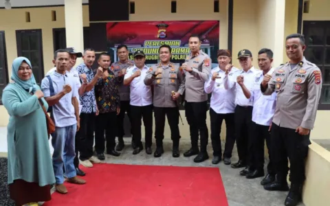 Tingkatkan Pelayanan, Kapolres Lebak Resmikan Gedung Asrama Polsek Curugbitung