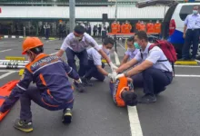 Daop 1 Jakarta Gelar Simulasi Penanganan Kecelakaan Kerja Pada Giat Apel di Stasiun Gambir