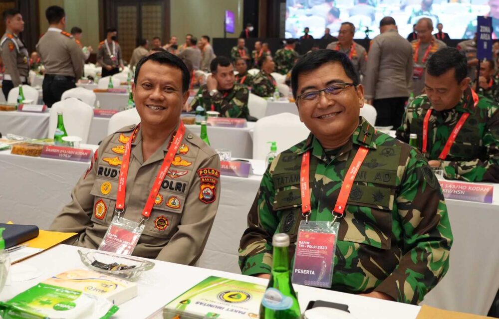 Dipimpin Presiden Jokowi, Kapolda Banten Ikuti Rapim Tni-Polri
