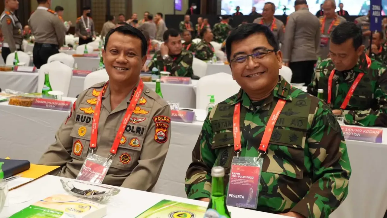 Dipimpin Presiden Jokowi, Kapolda Banten Ikuti Rapim TNI-Polri