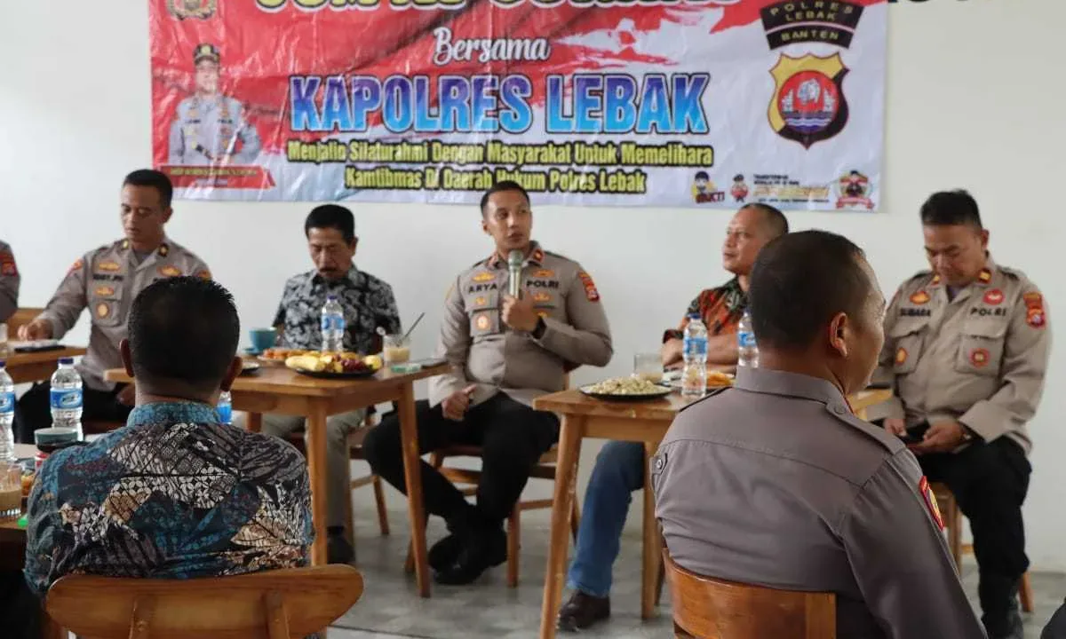 Jalin Silaturahmi dengan Forum HRD, Kapolres Lebak Gelar Jum’at Curhat